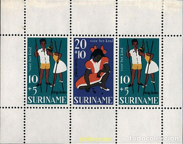 Sellos: 54461 MNH SURINAM 1967 JUEGOS INFANTILES