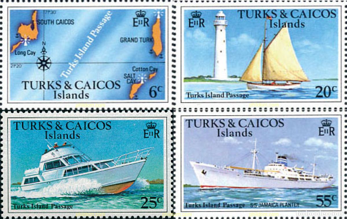 Sellos: 79586 MNH TURKS Y CAICOS 1978 CANAL DE LAS ISLAS TURCAS