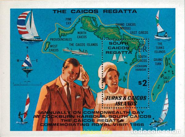 Sellos: 48113 MNH TURKS Y CAICOS 1980 REGATA