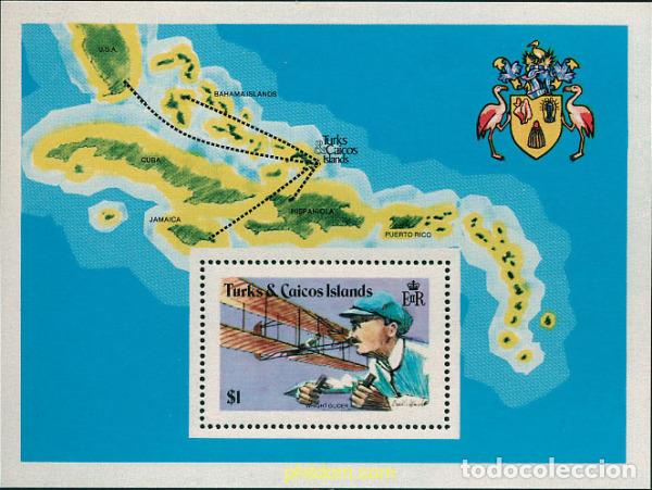 Sellos: 54465 MNH TURKS Y CAICOS 1978 PIONEROS DE LA AVIACION
