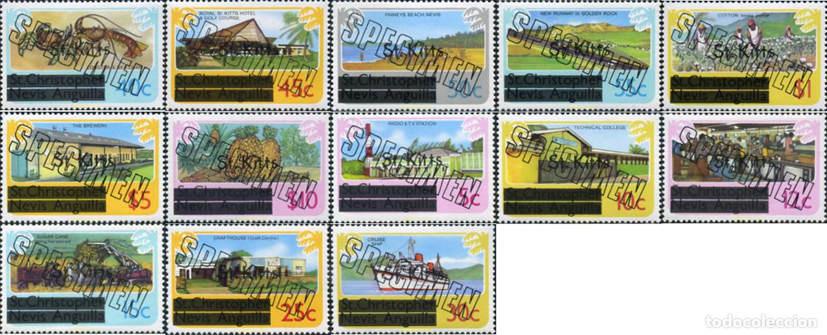 Briefmarken: 369966 MNH SAN KITTS 1980 MOTIVOS VARIOS