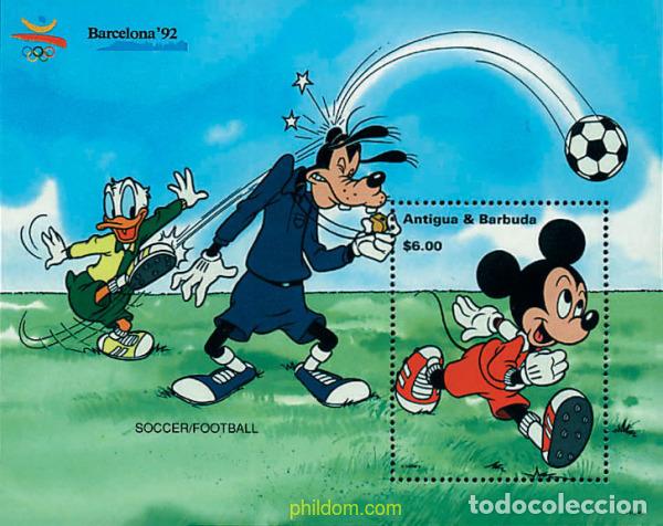 Selos: 203395 MNH ANTIGUA Y BARBUDA 1992 25 JUEGOS OLIMPICOS VERANO BARCELONA 1992