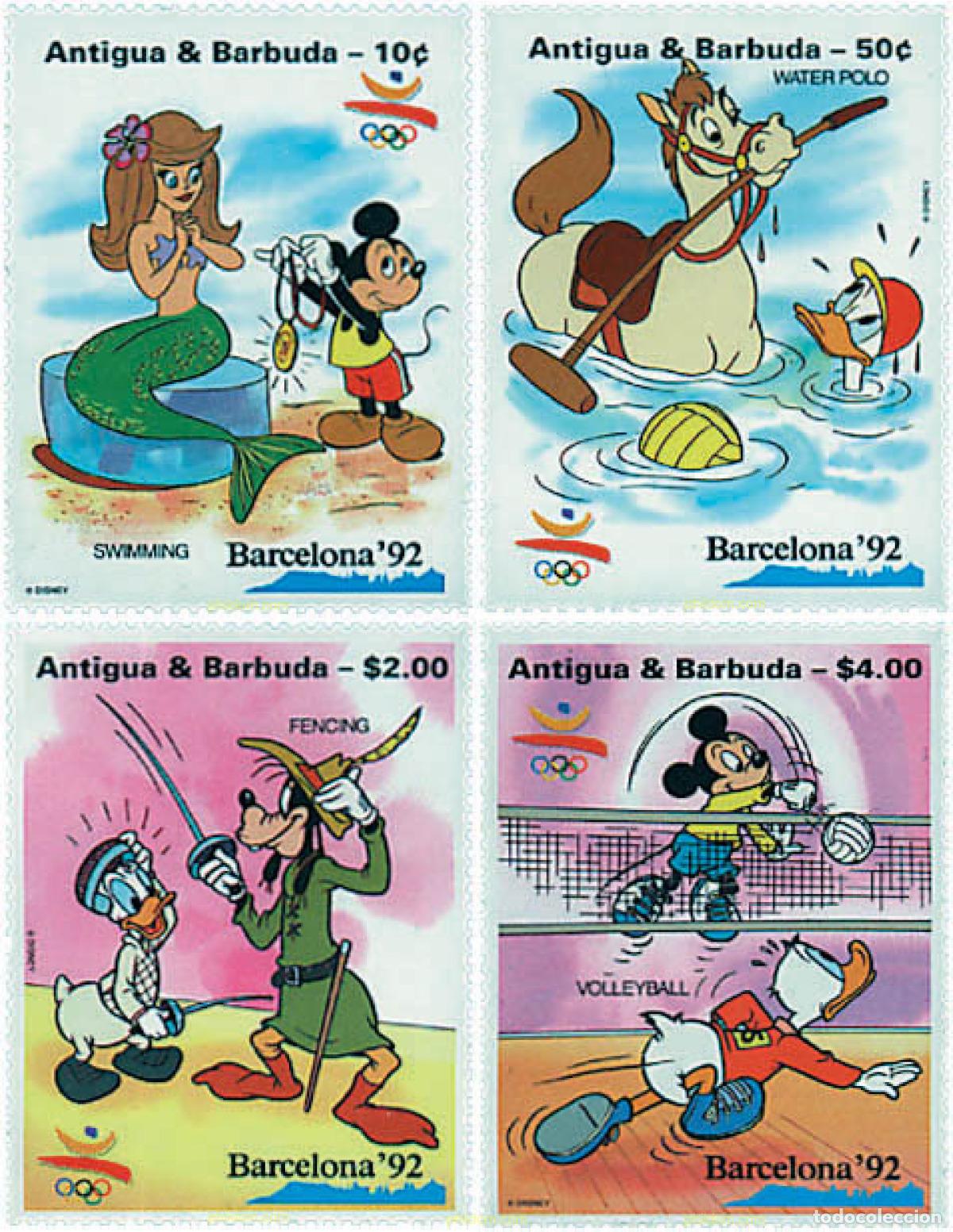 Selos: 286553 MNH ANTIGUA Y BARBUDA 1992 25 JUEGOS OLIMPICOS VERANO BARCELONA 1992