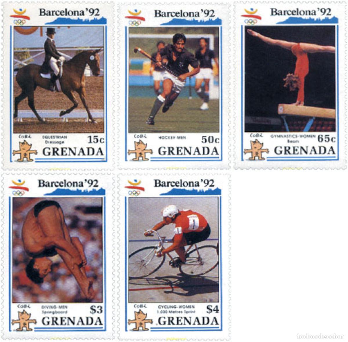 Sellos: 258026 MNH GRANADA 1990 25 JUEGOS OLIMPICOS VERANO BARCELONA 1992