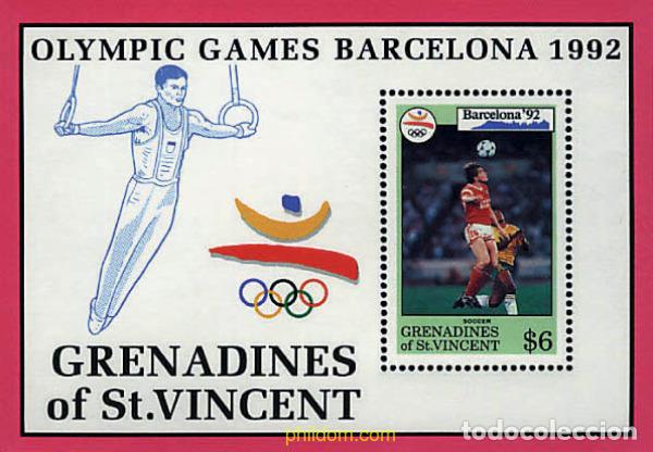 Sellos: 243097 MNH SAN VICENTE GRANADINAS 1992 25 JUEGOS OLIMPICOS VERANO BARCELONA 1992 - 16 JUEGOS OLIMPI