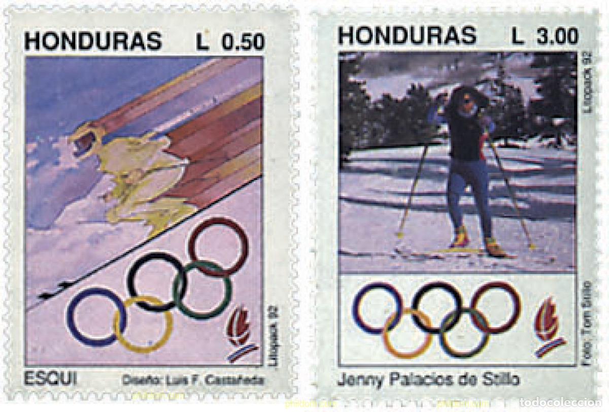 Sellos: 70943 MNH HONDURAS 1992 16 JUEGOS OLIMPICOS INVIERNO ALBERTVILLE 1992