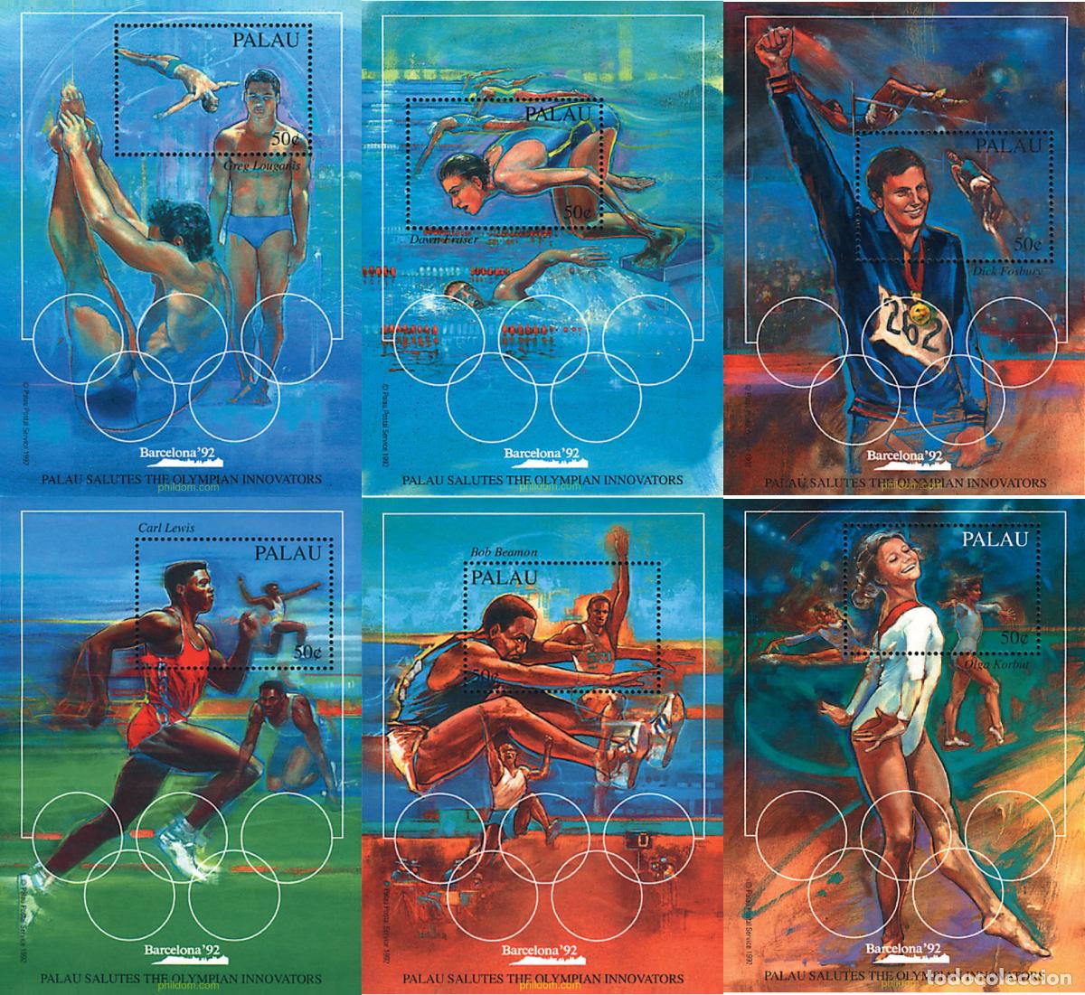 Briefmarken: 44917 MNH PALAU 1992 25 JUEGOS OLIMPICOS VERANO BARCELONA 1992
