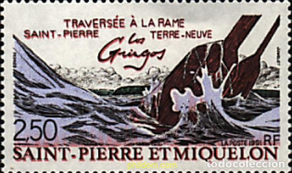 Briefmarken: 93013 MNH SAN PEDRO Y MIQUELON 1991 TRAVESIA A REMO DE SAN PEDRO A TERRANOVA.