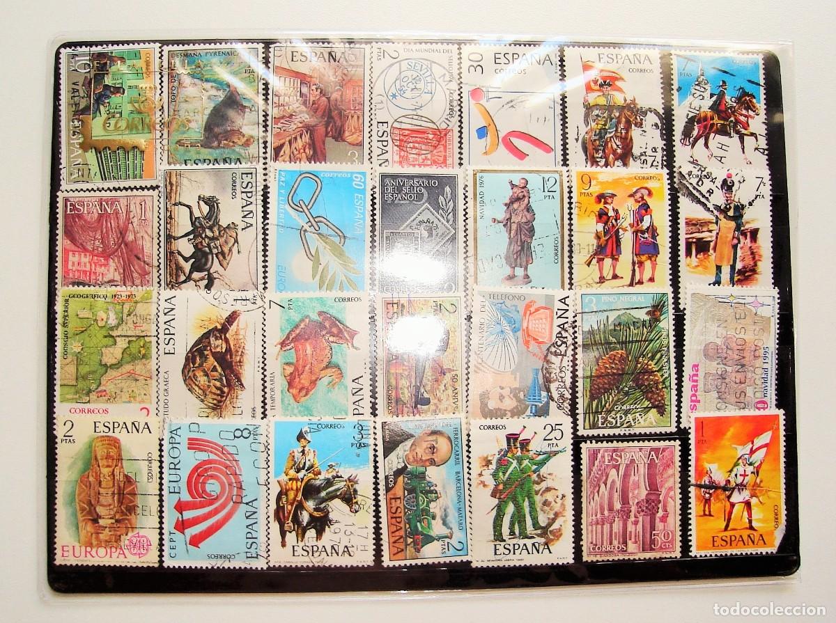 Sellos: FILATELIA CORREOS ESPA&Ntilde;A LOTE DE 60 SELLOS USADOS LOTE 4