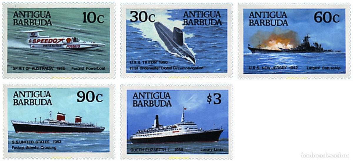 Sellos: 46808 MNH ANTIGUA Y BARBUDA 1987 BARCOS