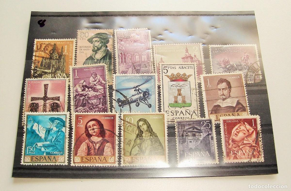 Sellos: FILATELIA CORREOS ESPA&Ntilde;A LOTE DE SELLOS USADOS LOTE 8