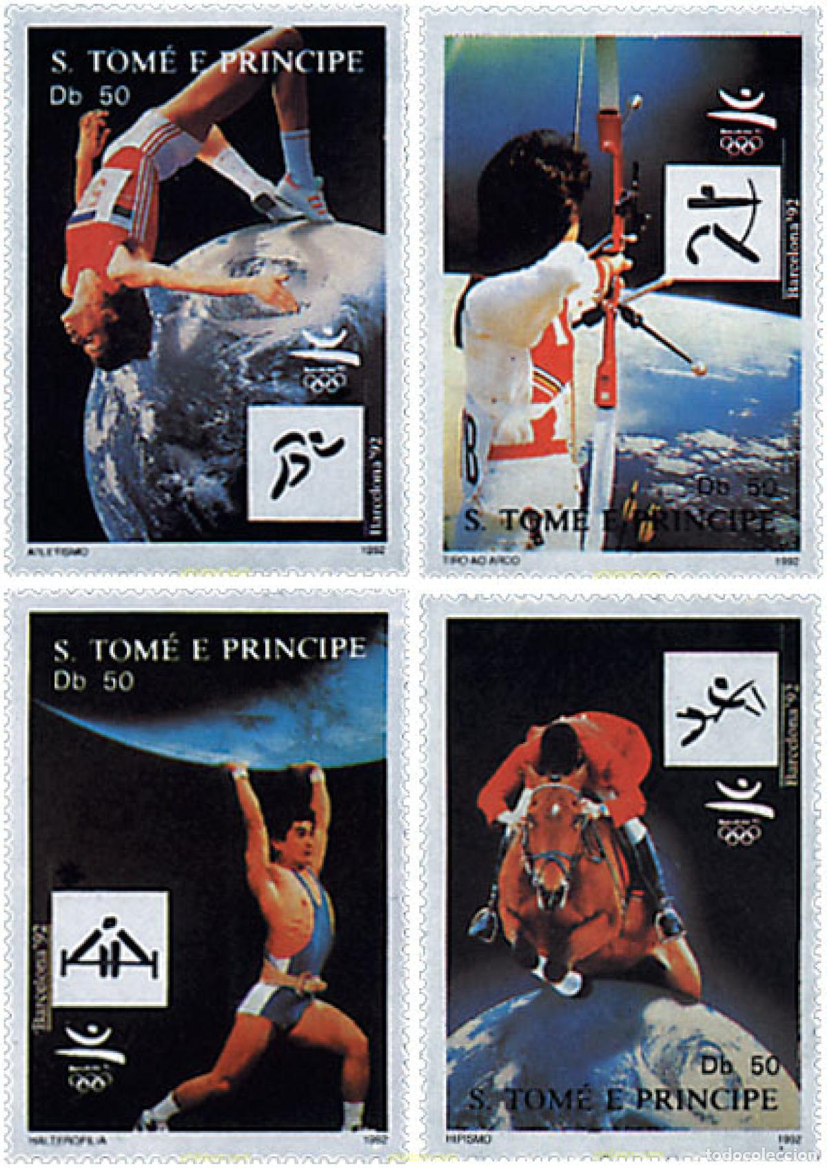 Sellos: 364583 MNH SANTO TOME Y PRINCIPE 1992 25 JUEGOS OLIMPICOS VERANO BARCELONA 1992