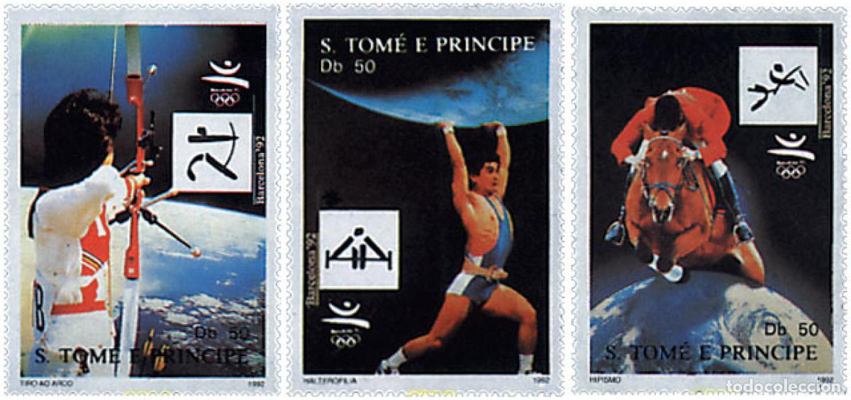 Sellos: 364584 MNH SANTO TOME Y PRINCIPE 1992 25 JUEGOS OLIMPICOS VERANO BARCELONA 1992