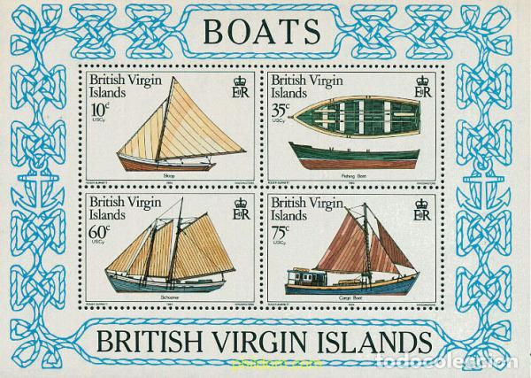 Selos: 36355 MNH VIRGENES BRITANICAS Islas 1984 BARCOS
