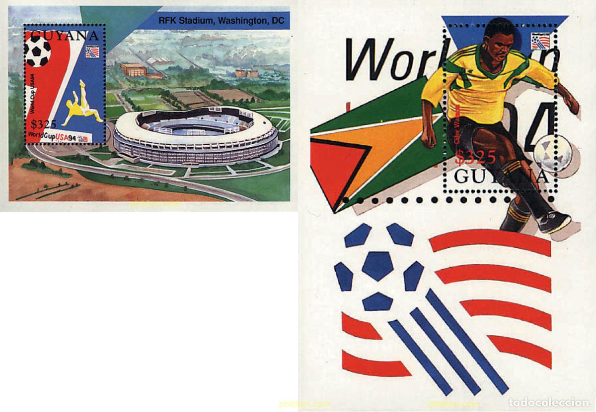 Timbres: 53064 MNH GUYANA 1994 COPA DEL MUNDO DE FUTBOL. USA-94