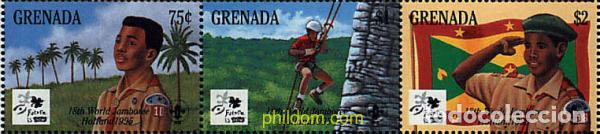 Sellos: 212937 MNH GRANADA 1995 18 JAMBOREE MUNDIAL EN HOLANDA