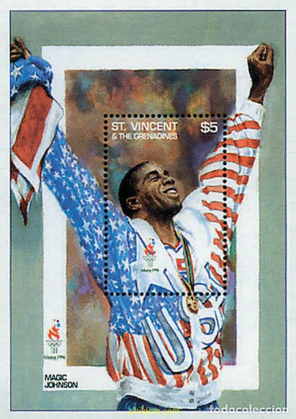 Sellos: 360453 MNH SAN VICENTE 1995 26 JUEGOS OLIMPICOS VERANO ATLANTA 1996