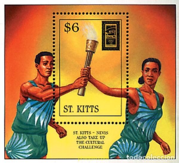 Sellos: 54530 MNH SAN KITTS 1996 CENTENARIO DE LOS JUEGOS OLIMPICOS