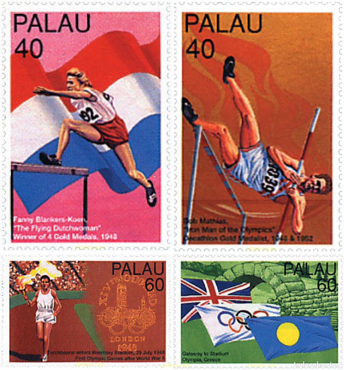 Sellos: 44993 MNH PALAU 1996 26 JUEGOS OLIMPICOS VERANO ATLANTA 1996 - CENTENARIO DE LOS JUEGOS OLIMPICOS