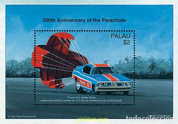Sellos: 233171 MNH PALAU 1997 BICENTENARIO DEL PARACAIDAS