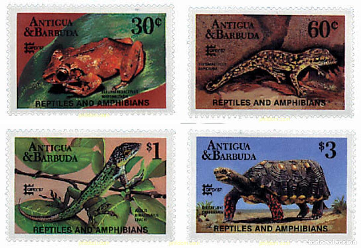 Sellos: 46812 MNH ANTIGUA Y BARBUDA 1987 CAPEX 87. EXPOSICION FILATELICA INTERNACIONAL