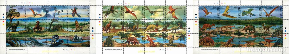 Sellos: 69608 MNH GUYANA 1993 FAUNA PREHISTORICA