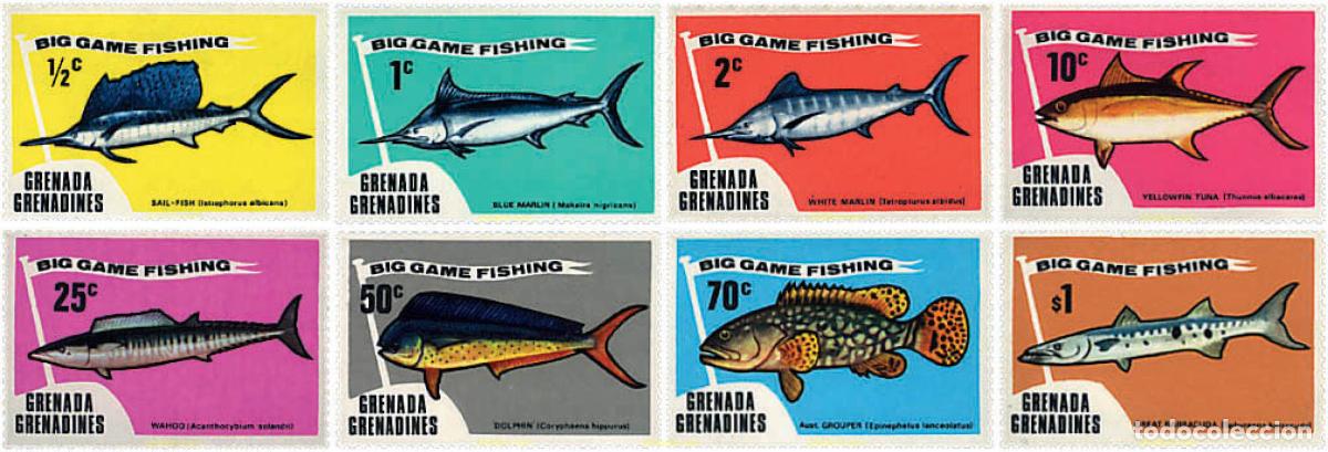 Sellos: 90186 MNH GRANADA GRANADINAS 1975 PESCA DEPORTIVA