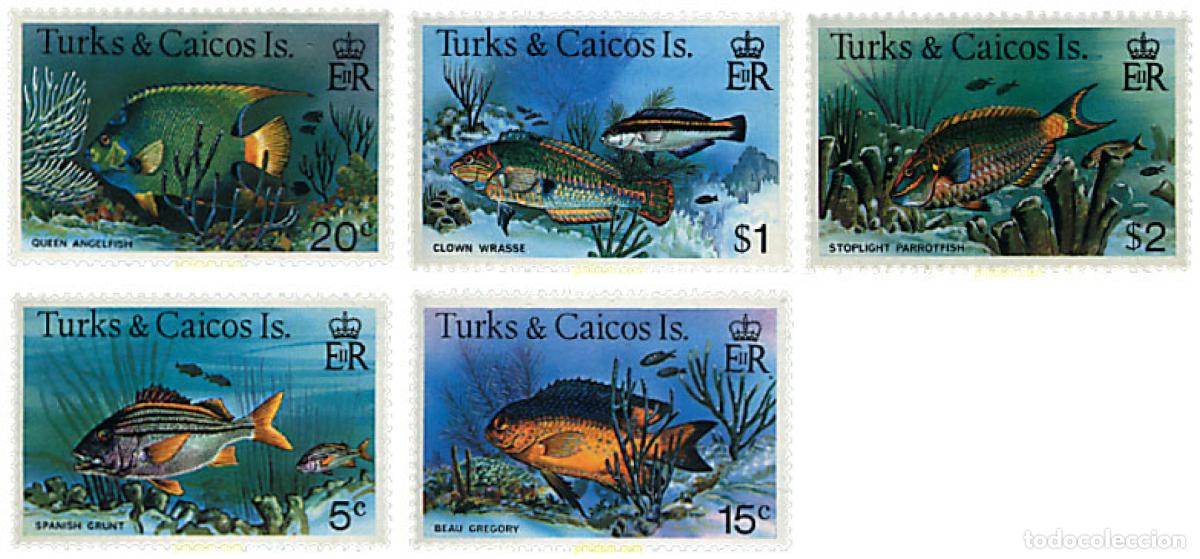 Stamps: 366632 MNH TURKS Y CAICOS 1978 PECES