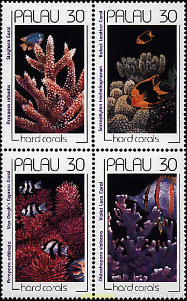 Sellos: 155500 MNH PALAU 1991 CORALES