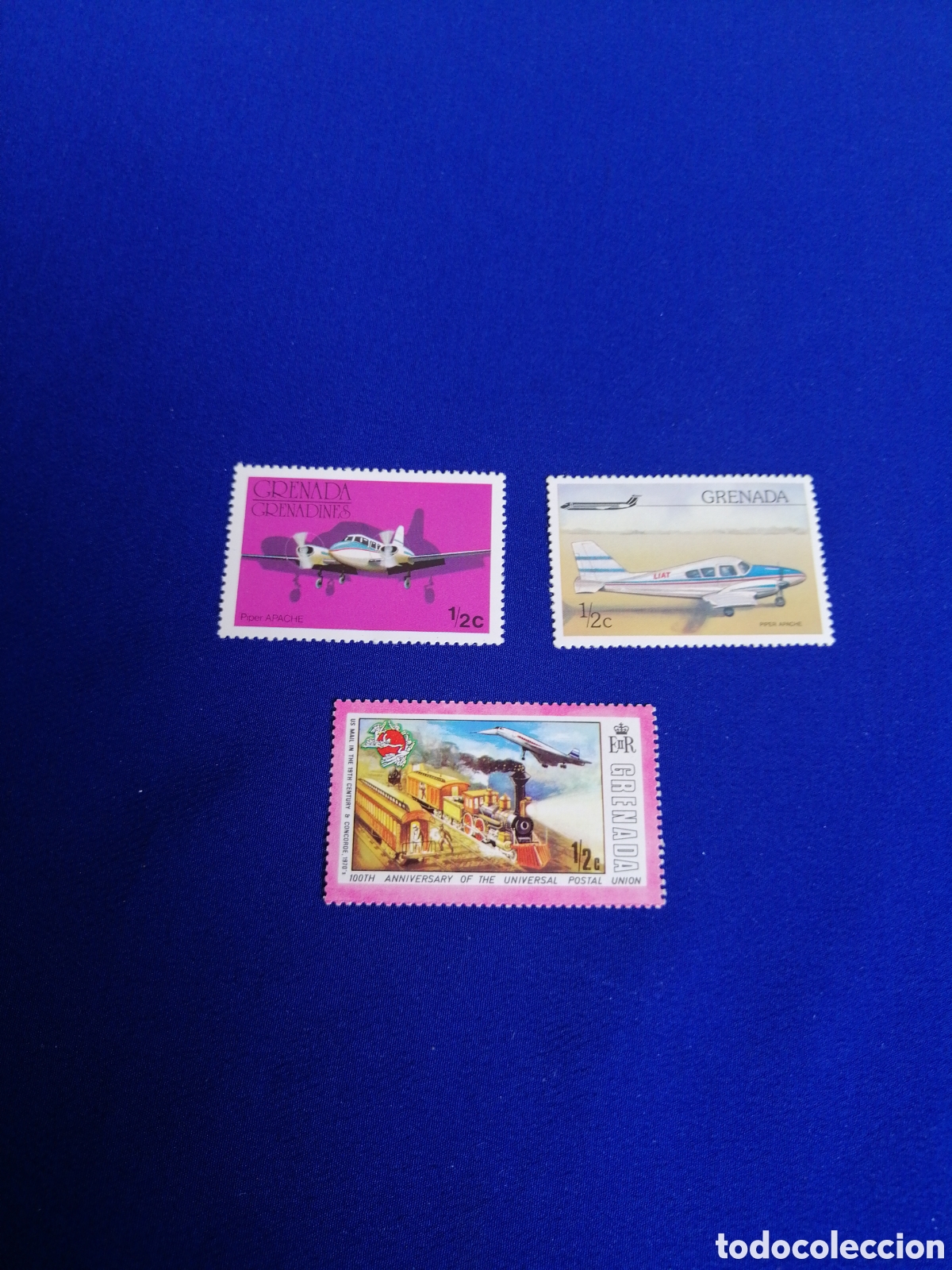 Sellos: GRENADA LOTE SELLOS AVIONES USADOS - Foto 1