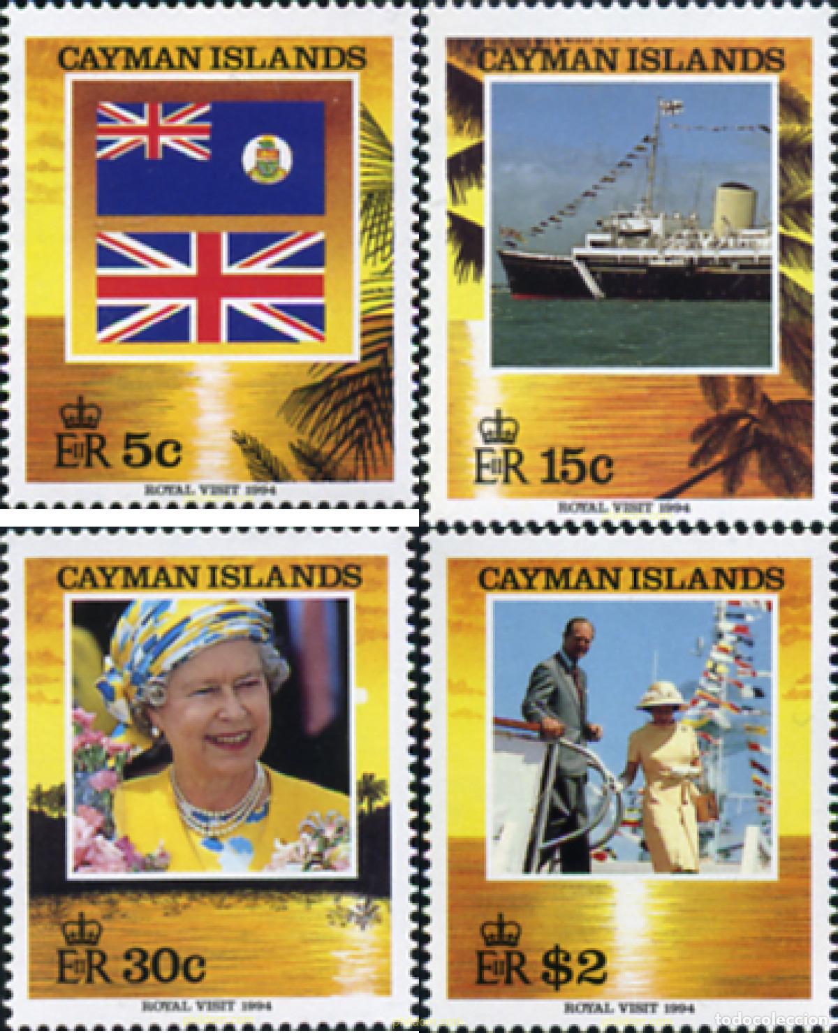 Sellos: 54583 MNH CAIMAN Islas 1994 VISITA REAL
