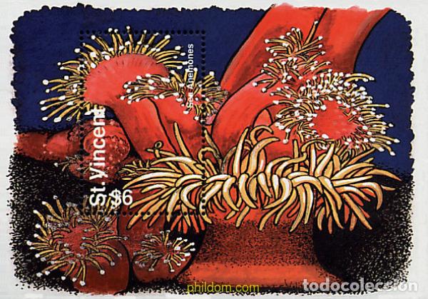 Sellos: 360443 MNH SAN VICENTE 1995 FAUNA MARINA
