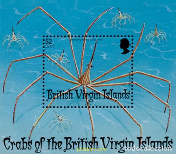 Sellos: 36403 MNH VIRGENES BRITANICAS Islas 1997 CANGREJOS