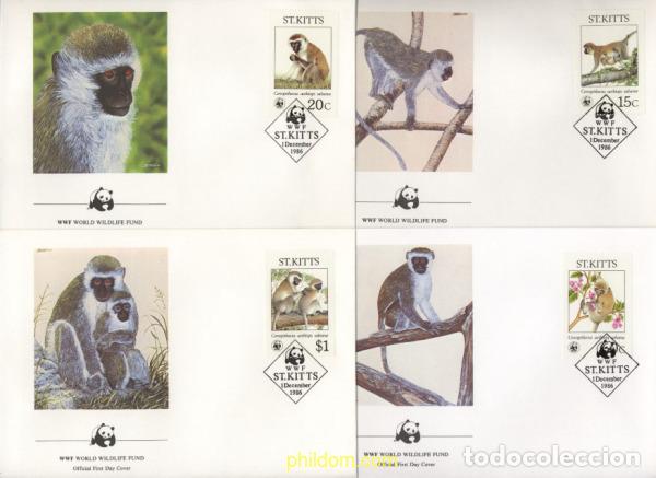Francobolli: 23104 MNH SAN KITTS 1986 MONO VERDE