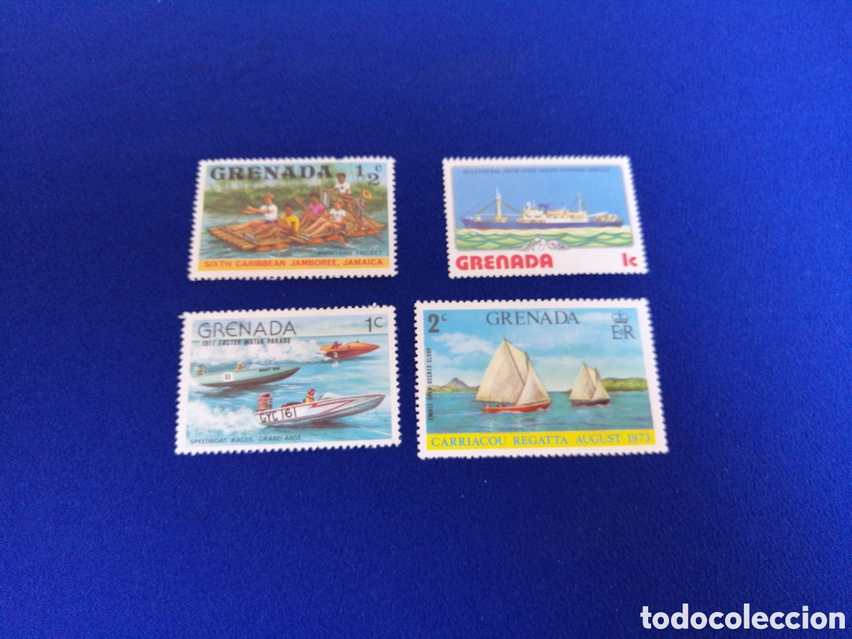 Sellos: GRENADA LOTE BARCOS SELLOS USADOS - Foto 1