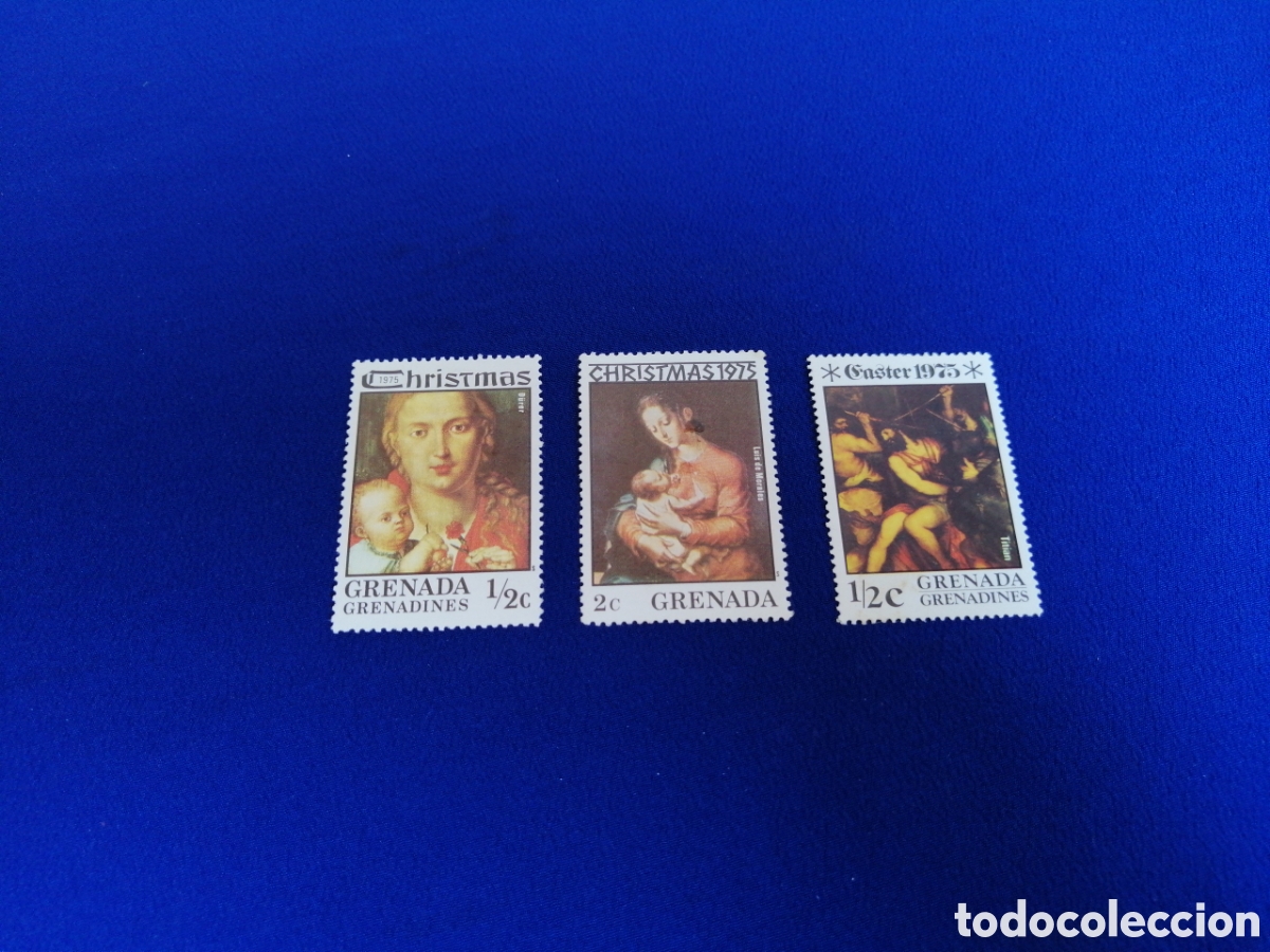 Sellos: GRENADA LOTE EASTER SELLOS USADOS - Foto 1