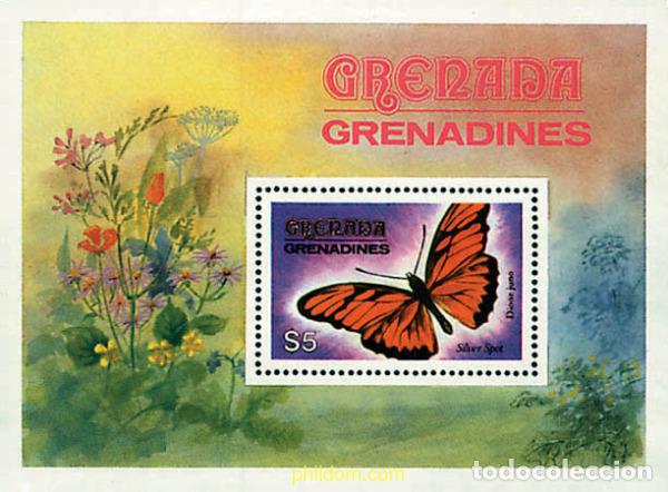 Sellos: 91453 MNH GRANADA GRANADINAS 1982 MARIPOSAS