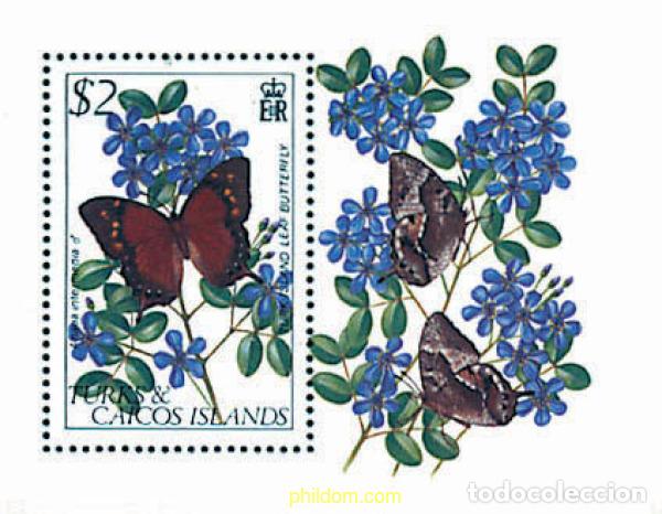 Sellos: 92388 MNH TURKS Y CAICOS 1982 MARIPOSAS