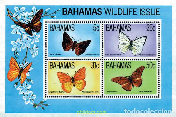 Sellos: 94122 MNH BAHAMAS 1983 MARIPOSAS