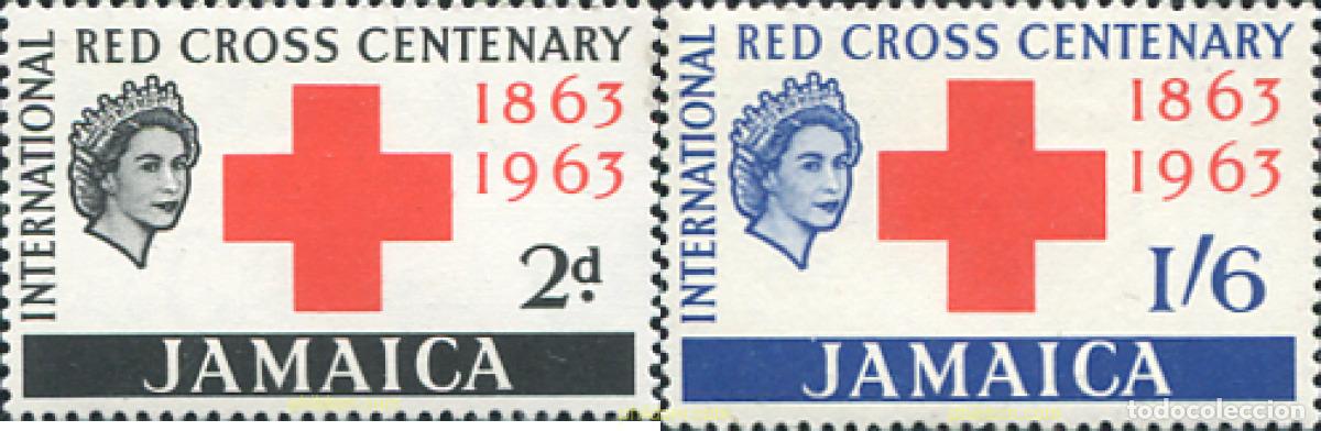 Sellos: 175667 MNH JAMAICA 1963 CENTENARIO DE LA CRUZ ROJA INTERNACIONAL