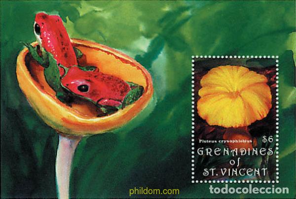 Sellos: 249506 MNH SAN VICENTE GRANADINAS 1992 SETAS