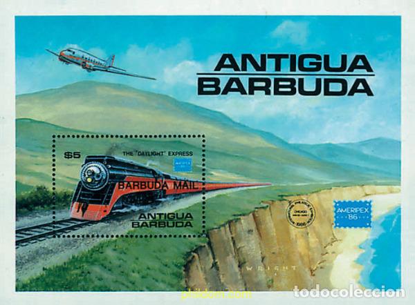 Sellos: 57367 MNH BARBUDA 1986 AMERIPEX 86. EXPOSICION FILATELICA INTERNACIONAL