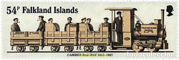 Sellos: 629614 MNH FALKLAND 1985 FERROCARRILES ANTIGUOS
