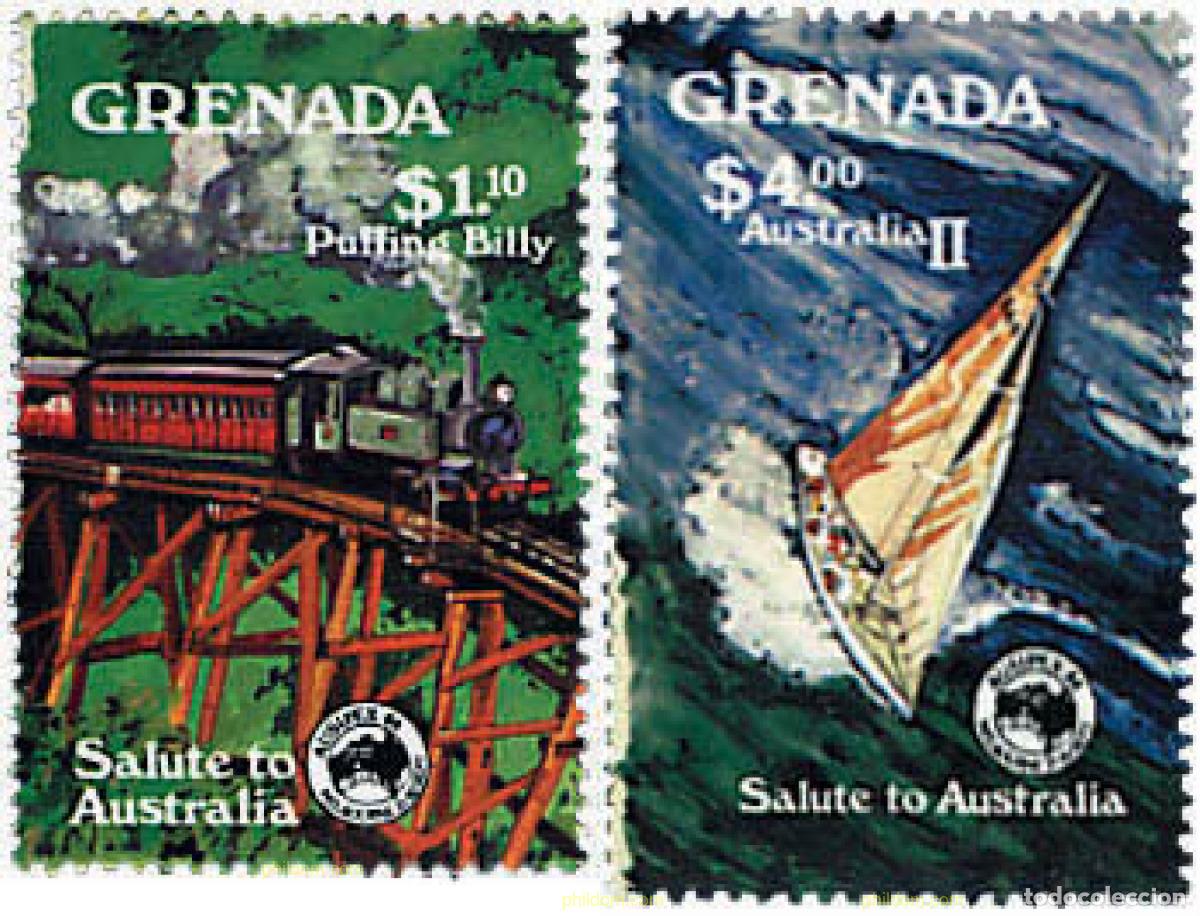 Stamps: 60412 MNH GRANADA 1984 AUSIPEX 84. EXPOSICION FILATELICA INTERNACIONAL