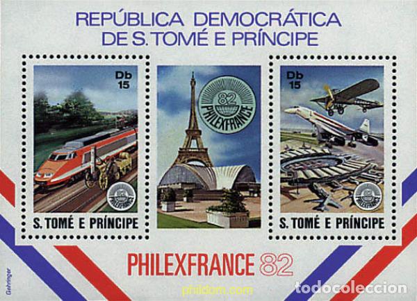 Timbres: 57862 MNH SANTO TOME Y PRINCIPE 1982 PHILEXFRANCE 82. EXPOSICION FILATELICA INTERNACIONAL
