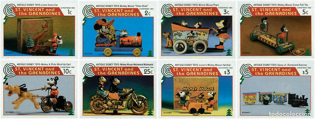 Sellos: 57919 MNH SAN VICENTE 1995 NAVIDAD. ANTIGUOS JUGUETES DE DISNEY