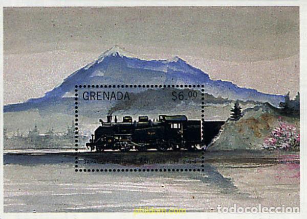 Sellos: 319571 MNH GRANADA 1996 LOCOMOTORAS ANTIGUAS