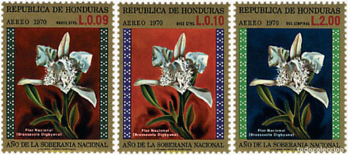 Sellos: 293908 MNH HONDURAS 1972 A&Ntilde;O DE LA SOBERANIA NACIONAL