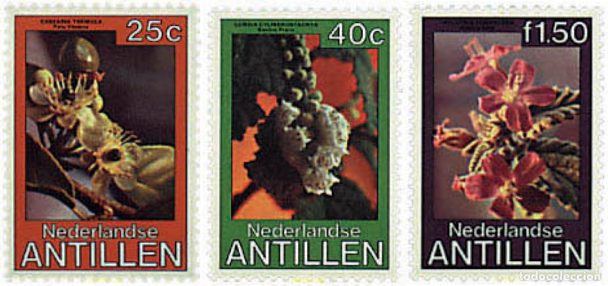 Sellos: 79164 MNH ANTILLAS HOLANDESAS 1979 FLORES DE ARBOLES