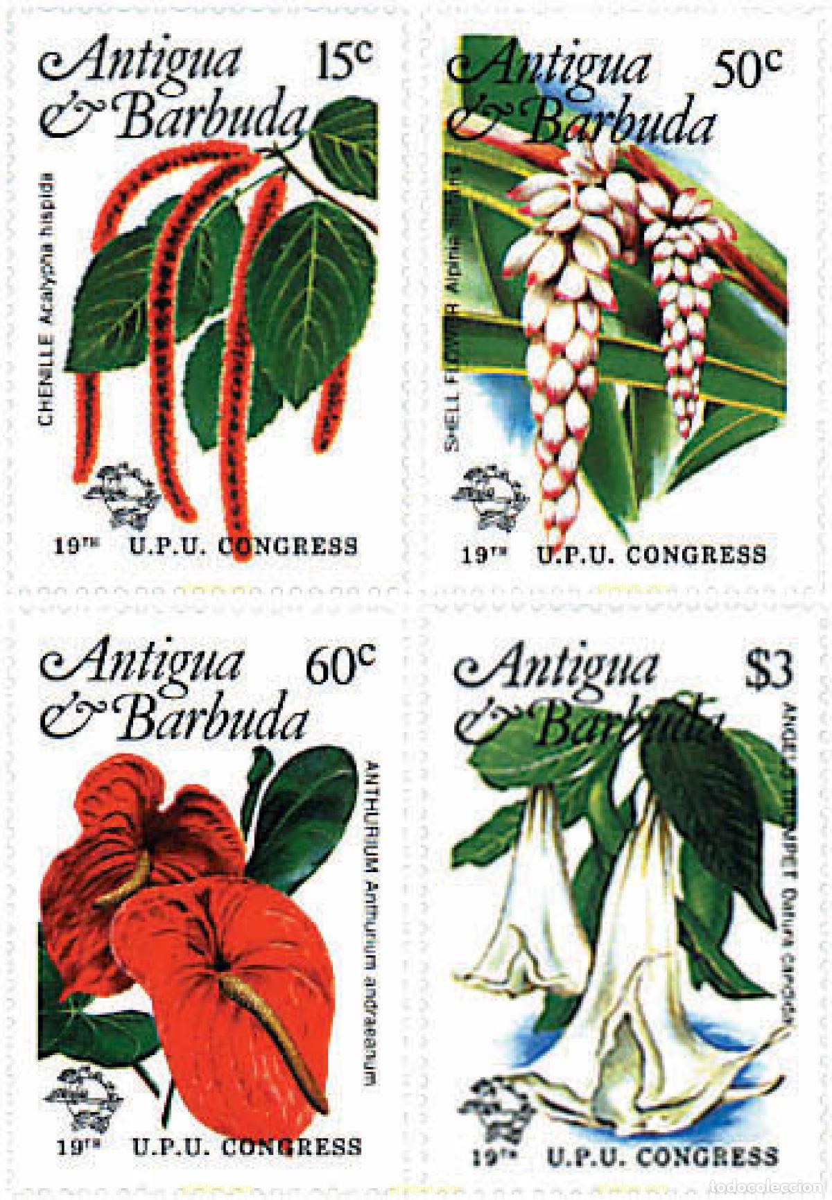 Sellos: 80971 MNH ANTIGUA Y BARBUDA 1984 19 CONGRESO DE LA UPU EN HAMBURGO